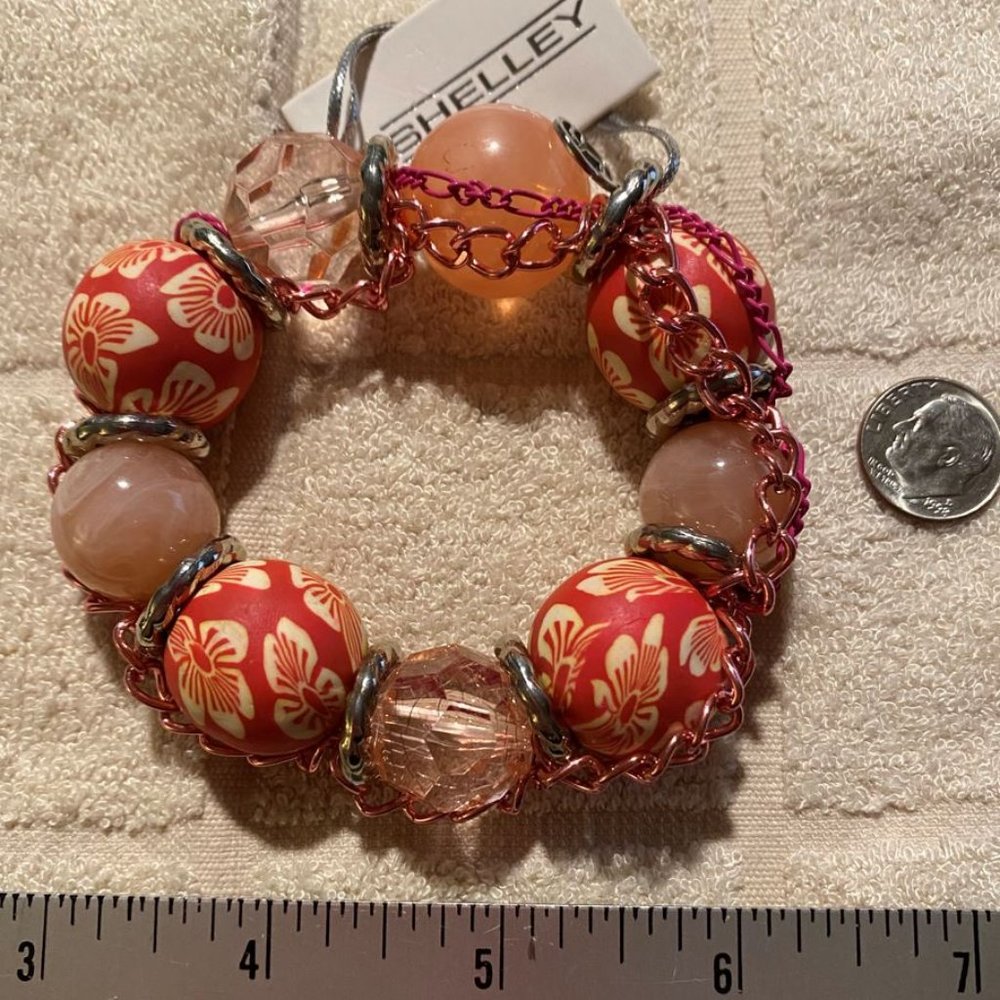 SHELLY pink themed Bracelet